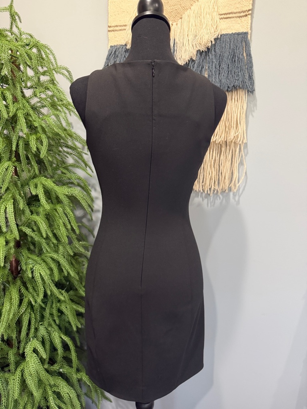 Elizabeth and James Damon Dress Black NWT Minimalist Designer Cocktail Dress - Picture 5 of 6